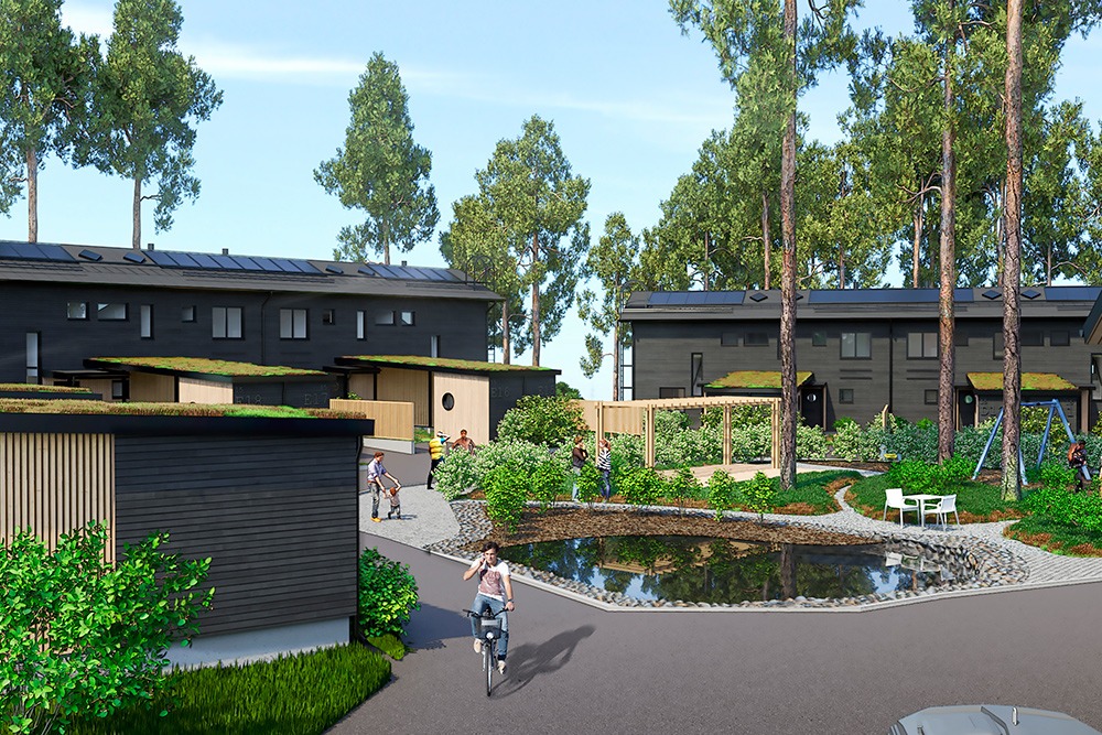 Naantalin Asuntomessuille valmistuviin rivitaloihin voi nyt hakea asukkaaksi