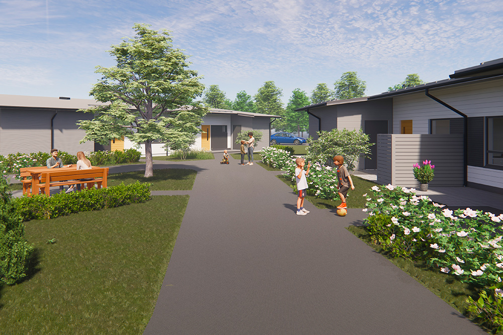 Liedon Loukinaisiin on rakenteilla asumisoikeusrivitaloja