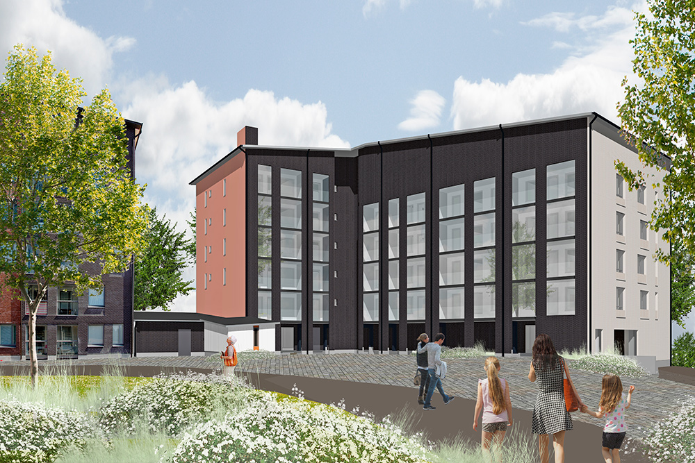 Limingantie 8:n vuokra-asunnot valmistuvat Oulun Limingantulliin keväällä 2023