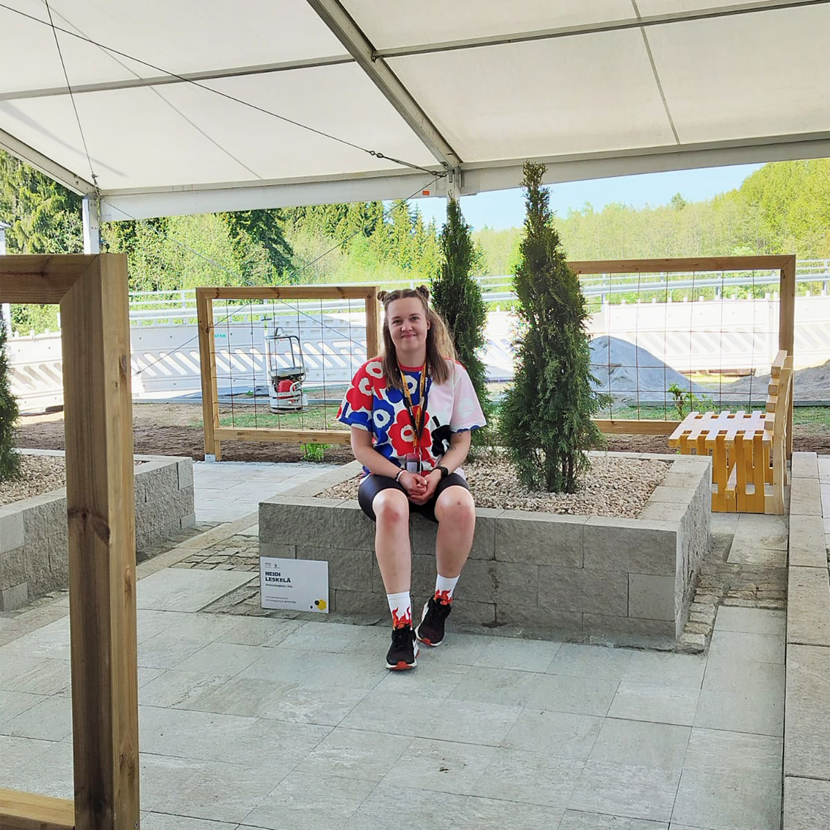 Puutarhurimme Heidi Leskelä on voittanut kansallisen Taitaja-kilpailun!