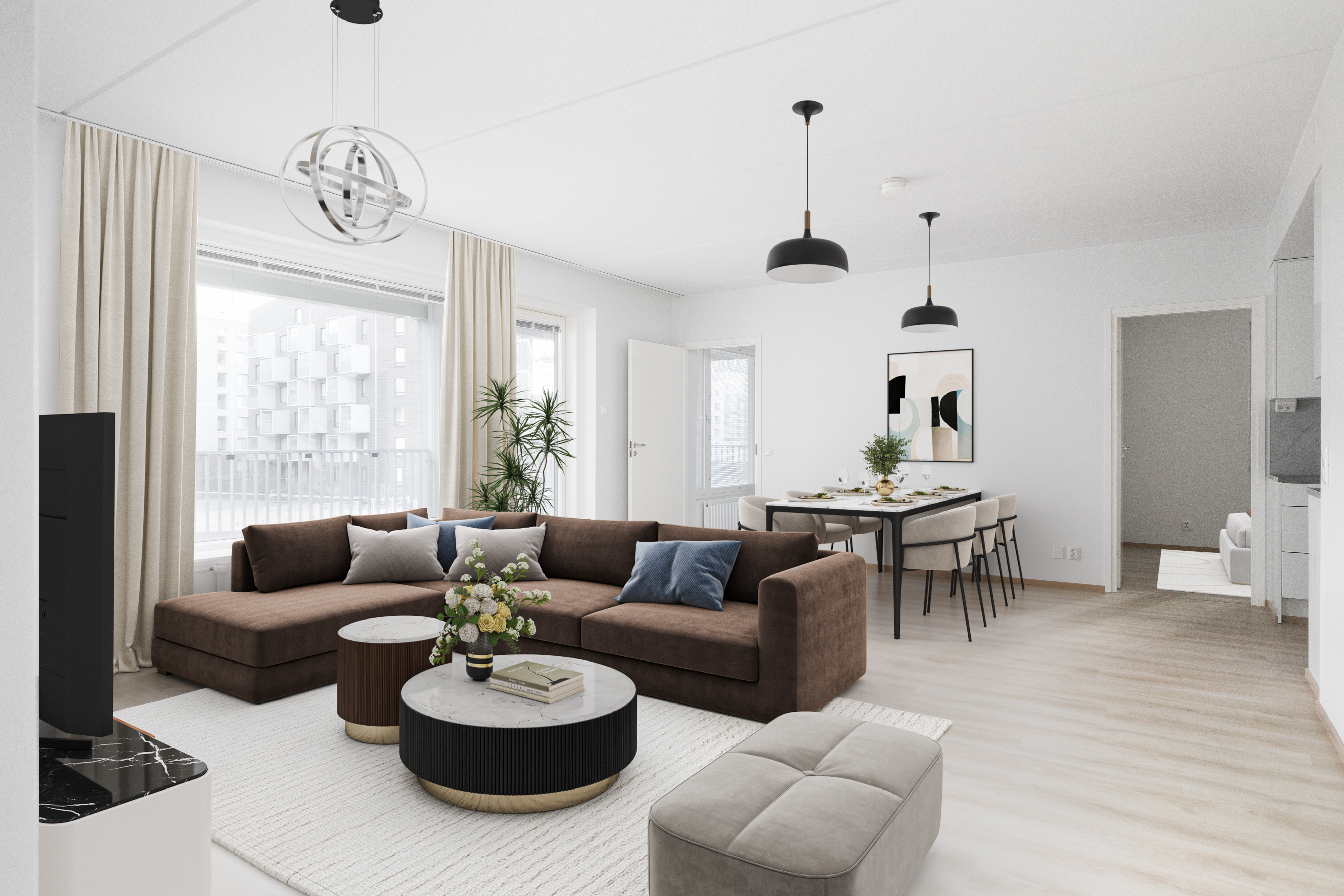 Metsäläntie 10 sisustus