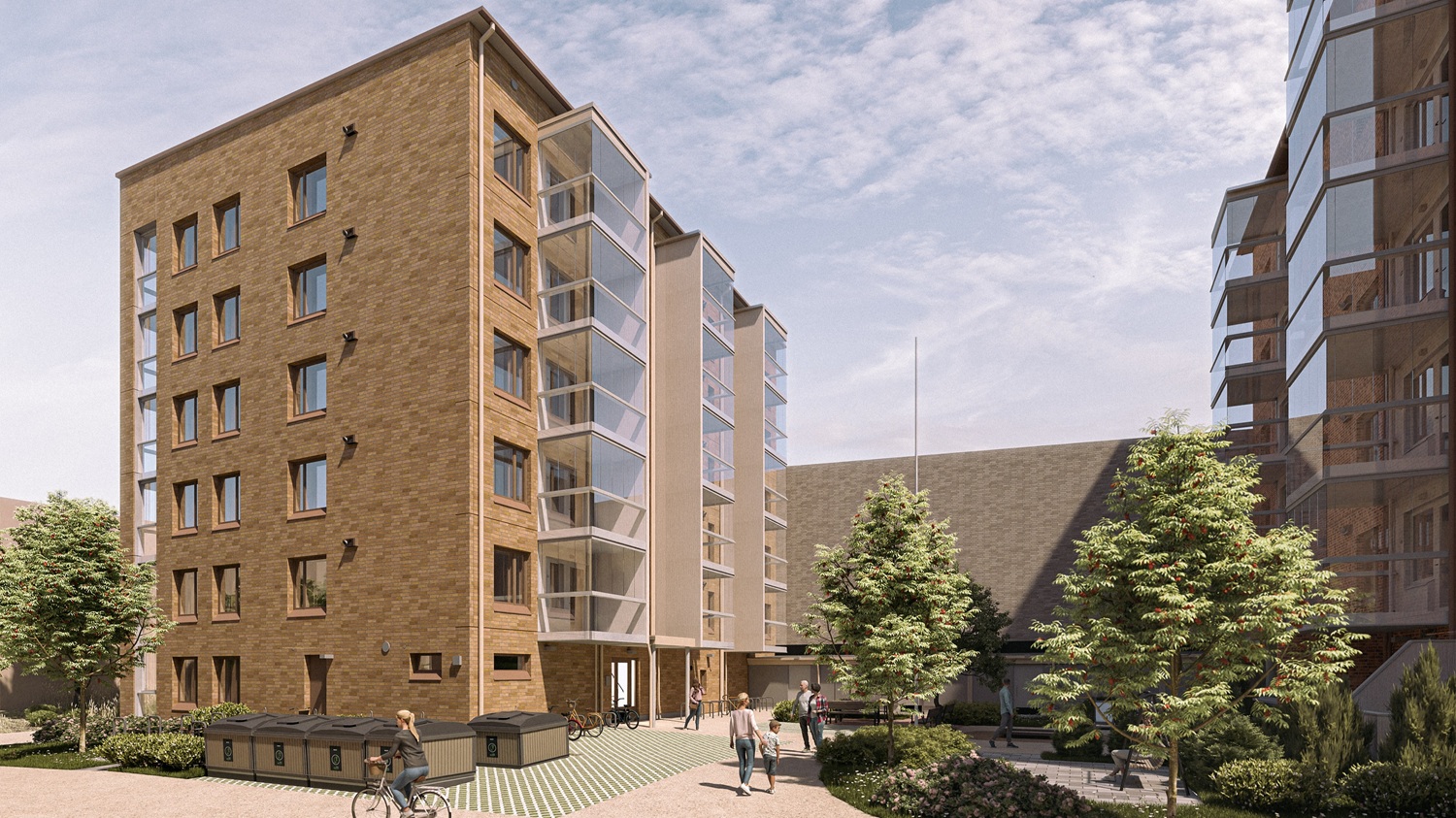 Lujatalo rakentaa TA-Yhtiöille kerrostalon Tampereen Hatanpäähän