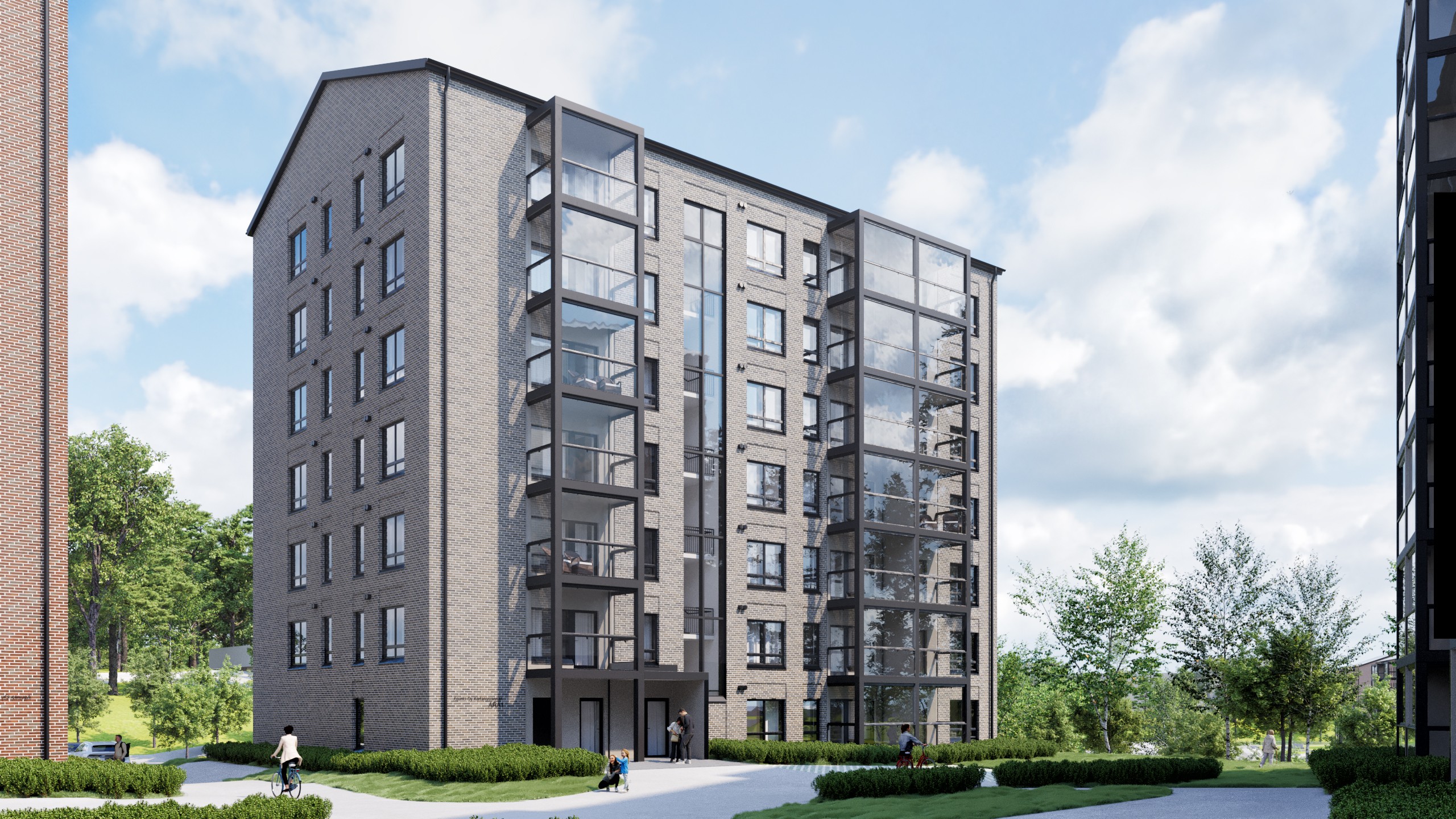 JM Suomi ja TA-Yhtiöt aloittavat uuden vuokratalon rakentamisen Nokian Kartanonrannassa 