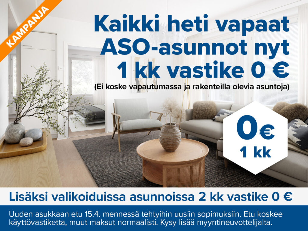 Uuden asukkaan vastike-etu