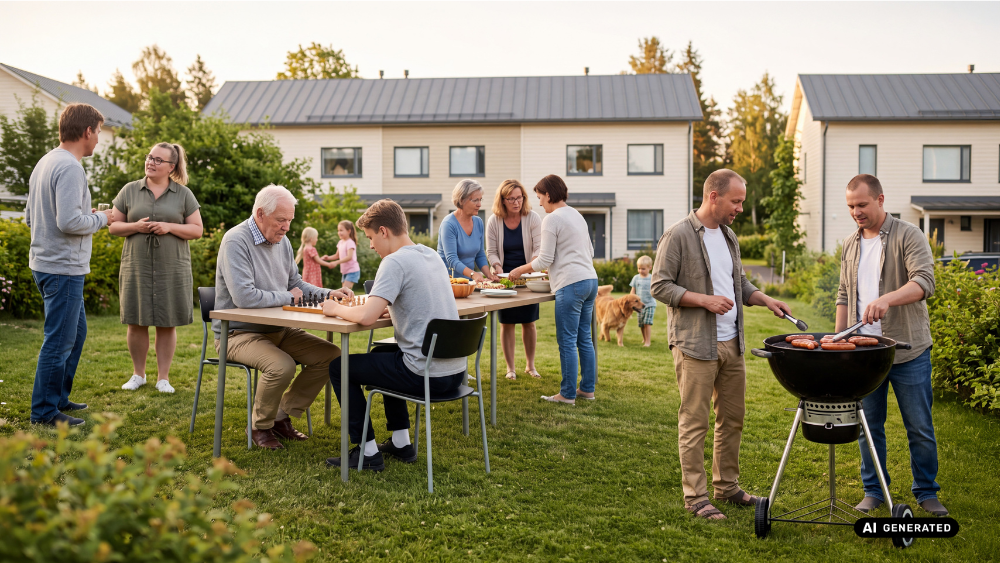 Tuemme yhteisöllisyyttä kohteissamme monin tavoin